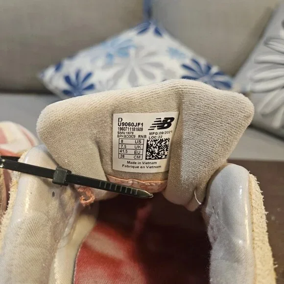 New Balance 9060 X Joe Freshgoods Inside Voices Penny Cookie Pink - Picture 5 of 6